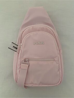 Victoria Secret PINK Mini Sling Backpack Pink Tulip Crossbody Bag NWT 27063128
